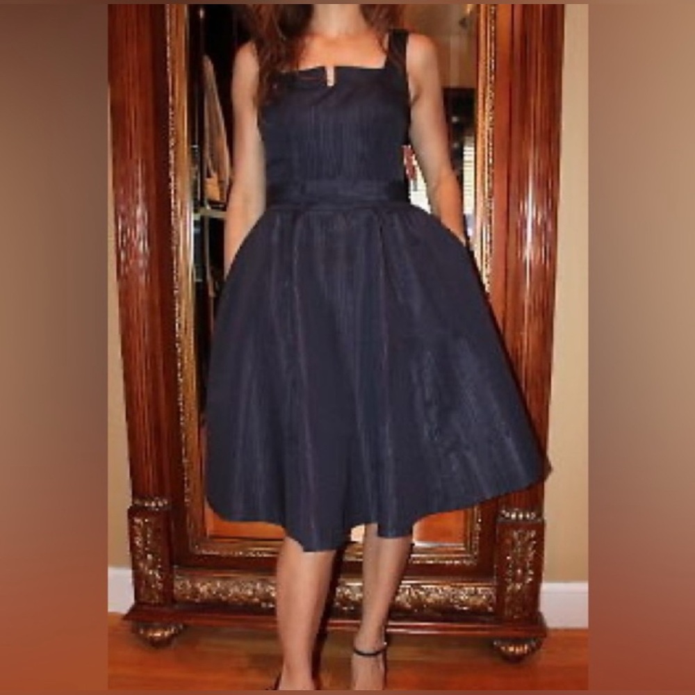 Isaac Mizrahi for Target Fit and Flare Cocktail Dress Size 6 Black